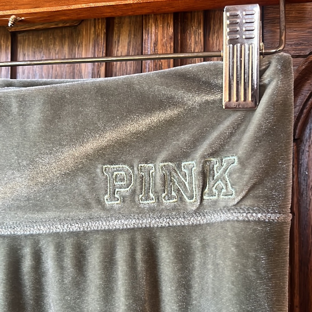 PINK Velvet Green Leggings - Picture 3 of 10